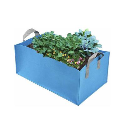 China Wholesale Square Vegetables/Flower/Trees/Fruit Flower Potato Planter Grow Bags With Handles for sale