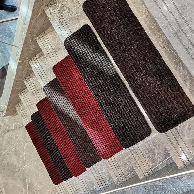 China Stair Mats Decorative Anti Slip Indoor Stair Mats Carpets Anti Slip with Self Adhesive Backing for sale