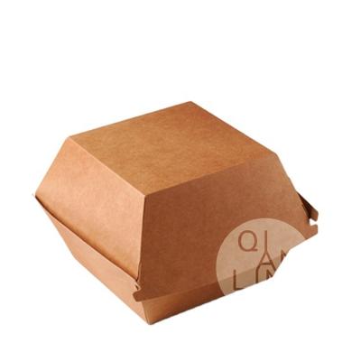 China Custom Small Disposable Sandwich Boxes Disposable Kraft Paper Clamshell Mini Take Out Boxes For Mini Appetizers Or Desserts for sale