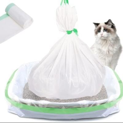 China PLA PBAT Material Estrutura Selo térmico 15 mic Sacos de cocô para animais de estimação compostáveis para cães e gatos à venda