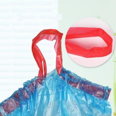 China Embossed Surface Handling 13 Gallon Drawstring Odor Controlling Trash Bags for sale