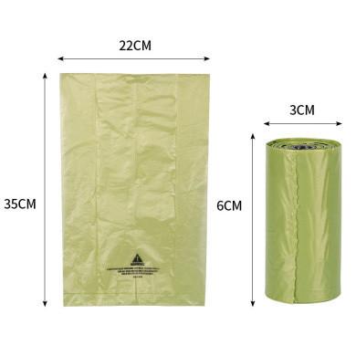 China Biodegradable Grocery T-shirt Fruits Bag for Household Products 40% Biosource Material for sale