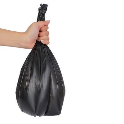 China Black HDPE/LDPE/LLDPE Strong Star Sealed Garbage Bags for Office Waste Basket Liners for sale