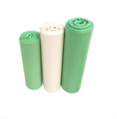 China 12-50 micrómetros de espesor Biodegradable bolsa de caca para perros para residuos de basura colorido compostable en venta