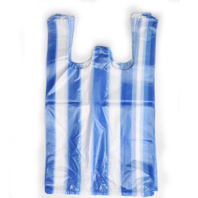 China Customized HDPE LDPE LLDPE T-Shirt Plastic Shopping Bags for Business Shopping Needs for sale