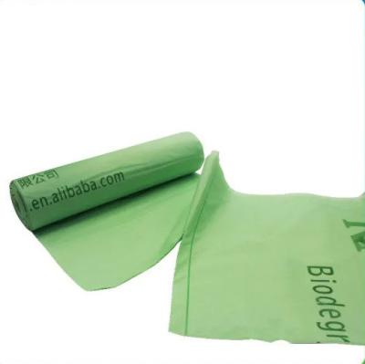 China Bolsas de basura de plástico 100% biodegradables y compostables de almidón de maíz para las necesidades diarias en venta