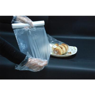 China Custom Size PE HDPE LDPE Transparent Printing Flat Food Packing Bag for Food Packaging for sale