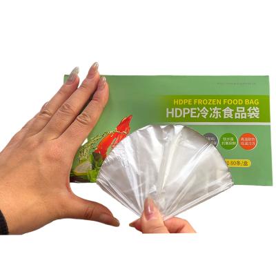 China Supermarket Fresh Bag Custom Order Square Bottom Bag Hand Tear Bag Point Broken Type for sale