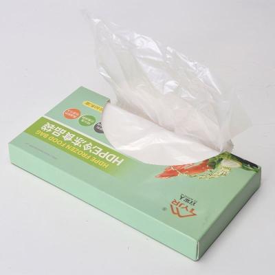 China Beige Clear Plastic Bags on Roll for Household Food Grade Freshness Protection in Bulk for sale