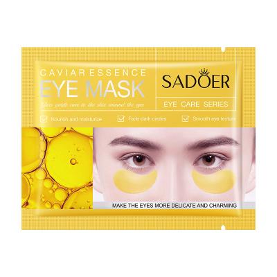 China Natural Vegetarian Organic Caviar Essence Eye Mask Moisturizing Anti Wrinkle Moisturizing Anti Wrinkle Anti Aging Moisturizing Eye Care Mask for sale