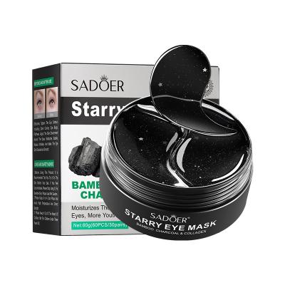 China Anti-Wrinkle Private Label Hydrate Hydrating Anti Aging Hydrating Illuminating Eye Around Eye Care Bamboo Charcoal Starry Sky Eye Mask for sale