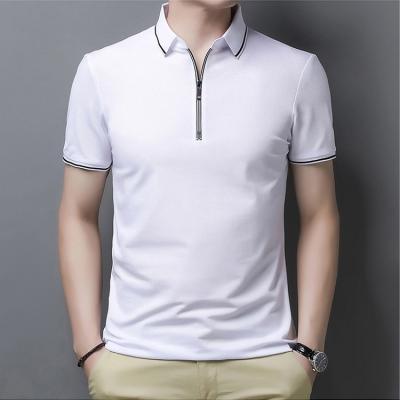 China Custom Logo Zipper Golf Mens Camisas Polo Shirt For Men Para Hombres Hot Sale Breathable for sale