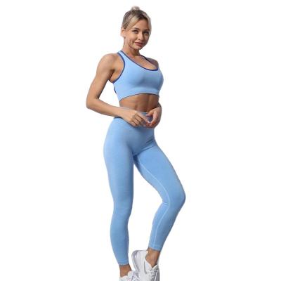 China Hot sale plus size women yoga suit sport wear active wear sets 2 pieces 2pcs women sport gym yoga sets fitness women yoga clothing for sale