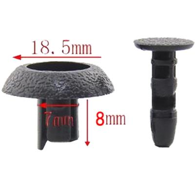 China Plastic + Nylon Low Price Spring Clips Button Staple Automotive Nylon Bumper Screws for sale