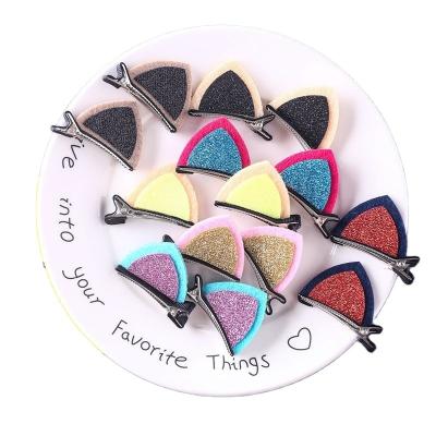 China Korean Kids Sequined Adult Sale Cat Ears Barrettes Japan Style Cutie Hairware Cute Festival Dress for sale