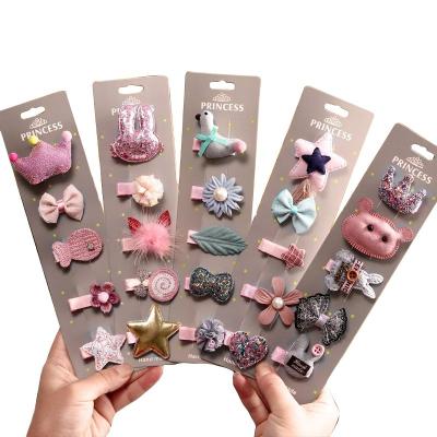 China Korean Cute Princess Lady Children's Cute Children's Hair Clip Baby Side Clip Hair Accessories s Protective Accessories s Korean Children's Hair Clip Crown Headdress Style for sale