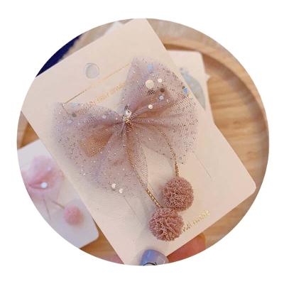 China Japan cute girls' side clip girl's platypus platypus clip broken hair clip and butterfly Korean style children's princess headwear style for sale