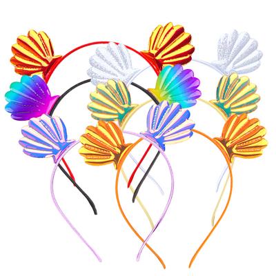 China European and American hot sale children's summer ocean hairband hairpin rainbow headband European and American style new sequin hair accessories for sale