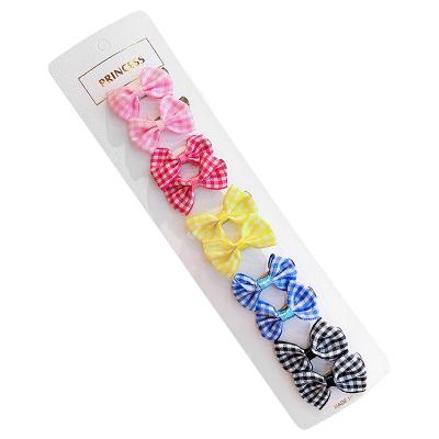 China Japan and Korean Style Baby Bow Hair Clip Fringe Headdress Girls Hair Clip Cute Korean Hairpin Grown Princess Hair Accessories Small for sale