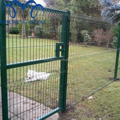 China Guangzhou Factory Free Sample Easily Assembled PVC Coated Galvanized Farm Fence 2m*3m For Animal Fence for sale