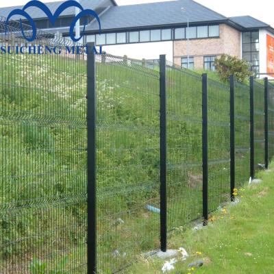 China Factory Price Triangle Bending Fence Easily Assembled Curved Fence Panels 3D Mesh Fence for sale