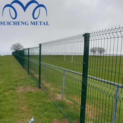 China Easily Assembled Galvanized Lattice 3d Bend Palisade Security Privacy Metal Fence Panels Malaysia for sale