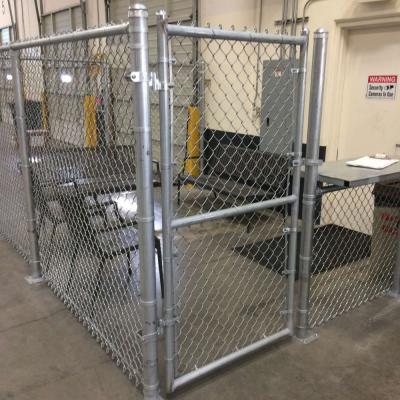 China Easily assembled inside decurity barrier /chain link wire mesh locker fencing for warehouse for sale