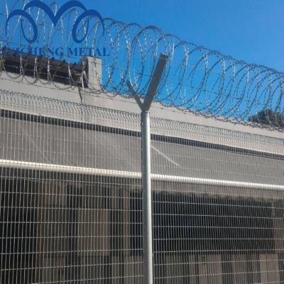 China Easily Assembled V Mesh High Security Prison Mesh Fence/358 High Voltage Security Fence for sale