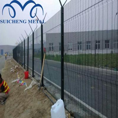 China Easily Assembled Galvanized Powder Coated Anti-Cut 358 Anti-Climb Security Mesh Fence for sale