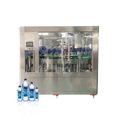 China Complete Food PET Drinking Liquid Bottle Beverage Production Line Automatic Mineral Pure Water Filling Machine for sale