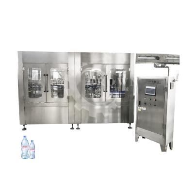 China Automatic Small Food PET Plastic Bottle Drinking Filling Machine Mineral Water Production Line for sale