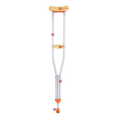 China Body Health Care Aluminum Telescopic Adjustable Medical Elderly Hand Walking Armpit Crutch For Disabled for sale