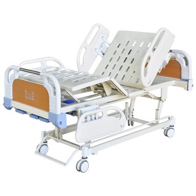 China Munual Inpatient Bed Three-Crank Lifting Manual Medical Treatment Bed Hospital Price Sale for sale