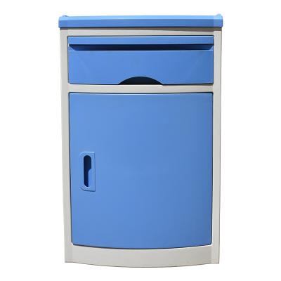 China Hospital room factory direct medical plastic multifunctional bedside table hospital furniture for sale