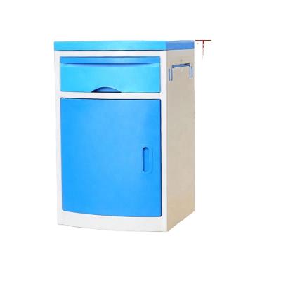 China Hospital Room ABS Engineering Accessories Hospital Bedside Dining Table Plastic Medical Cabinet for sale