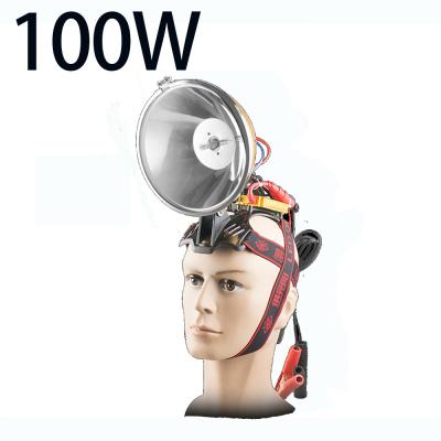 China External 12V Battery Xenon 100W Ultra-bright Headlight With External 12VHID Headlights Strong Light Far Capability 8000 Lumens Headlight for sale