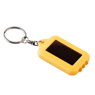 China Portable Outdoor Walk LED Light Portable Fluorescent Sensing Torch Key Chain Riding Solar Charging UV Flashlight for sale