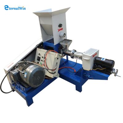 China Hotels factory direct sale automatic dog food pellet making machine/pet feed pellet extruder machine for sale