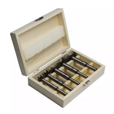 China 5pcs Drilling Wood Forstner Drill Bits Set Hole Saw Wood Cutter Round Leg Drill Bit for sale