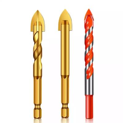 China Cross Metal Drilling Head Ceramic Drill Bit Glass Drill Bit Tiles Drill Bit For Glass Ceramic Tile for sale