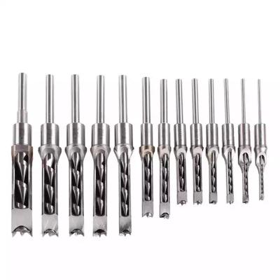 China Wood Drilling 6 To 30 Mm Square Hole Drill Bit Hole Reaming Square Drill Eyes Chisel Woodworking Mortising Tools For Carpentry Drill Bit for sale