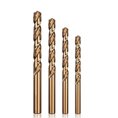 China Metal Drilling Din 338 HSS M35 Cobalt 5% German Parallel Shank Twist Drill Bits For Stainless Steel/Steel/Metal for sale