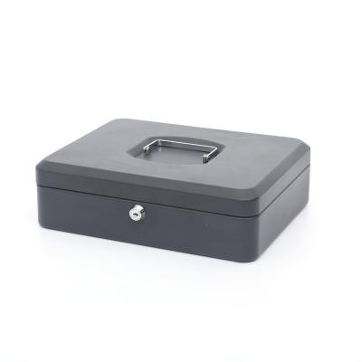 China Euro Smart Security Cashier Metal Storage Cash Box For Store Portable Piggy Bank for sale