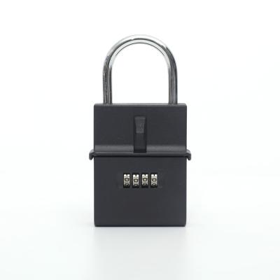 China Smart 2021 Promotional Good Quality Square 163*82*33 Metal Key Digital Combination Lock Key Safe Box for sale