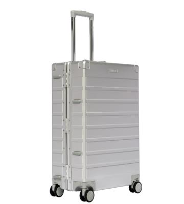 China Aluminum Made In China Top Quality Cuboid Hard Case 20 Inch Trolley Luggage Bags for sale