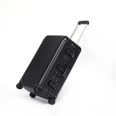 China Aluminum Top Selling Guaranteed Quality 20 Inch Aluminum Cuboid Suite Travel Luggage And Case for sale