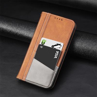 China Luxury Slim Anti-fall Credit Card Holder Wallet Leather Cover For iPhone 13 Pro Max for sale