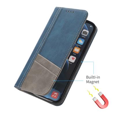 China Magnetic Shockproof Anti-fall Wallet Leather Case Cover Card Holder Case For iPhone 12Pro for sale