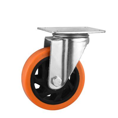 China PIVOT Caster 4 Inch Medium Industrial Swivel Caster Wheels 100mm Mechanical Casters for sale