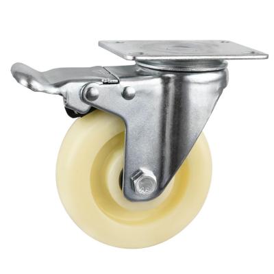 China PIVOT CMCL Caster Manufacturer Swivel 4 Inch Nylon Industrial Caster Wheels for sale